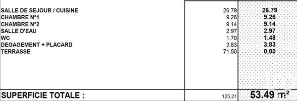 Appartement à vendre 3 pièces 53 m² Calvi