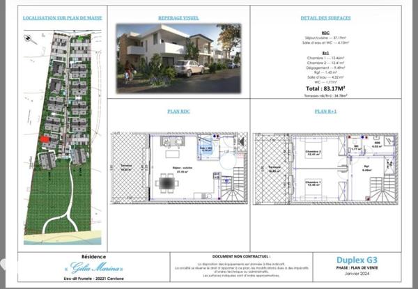 VEFA d'un Duplex de type 3 avec terrasse et jardin