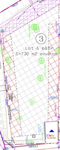 Terrain à vendre 730 m² Tavel