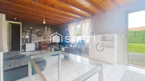 Maison de 70 m2, 2 chambres, sur 500 m2 de terrain...