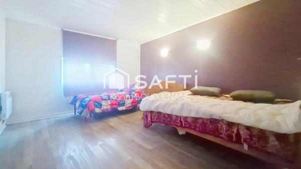 Maison de 70 m2, 2 chambres, sur 500 m2 de terrain...