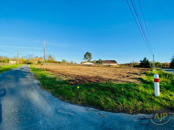 Vente terrain Saint Germain D Esainteuil : 60 000 € - AJP Lesparre Immobilier