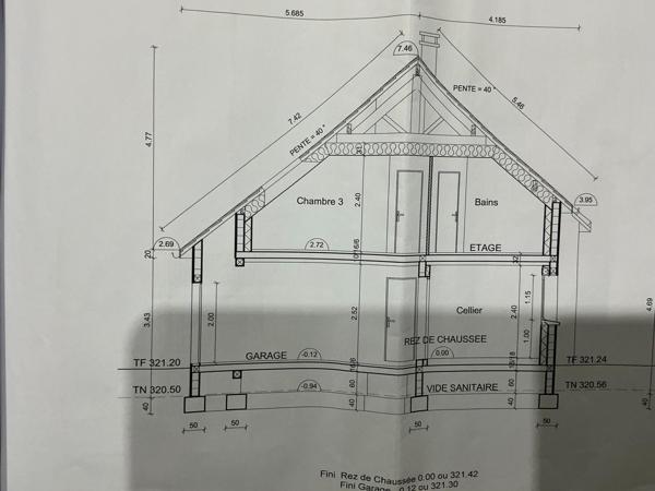 Maison 5 pièces – 4 chambres – 110 m² avec jardin