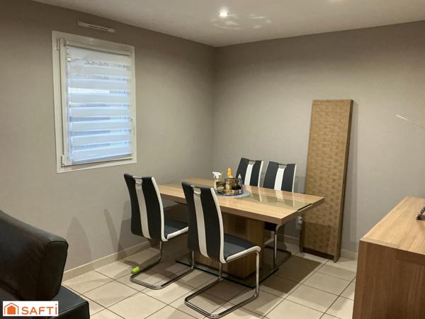 Maison 5 pièces – 4 chambres – 110 m² avec jardin