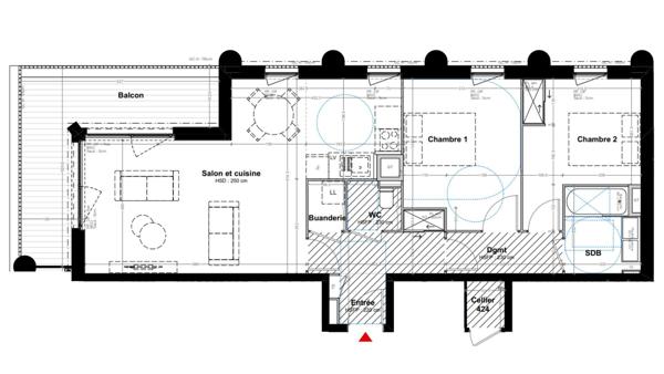 Appartement à vendre 3 pièces 70 m² Lyon 2
