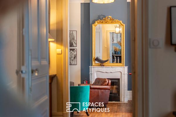 Elégante maison bourgeoise et son jardin romantique