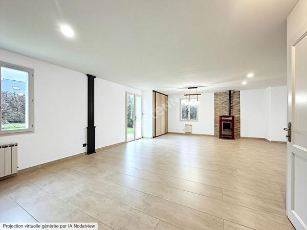 Maison à vendre de 130m2, 4 chambres, sur terrain de 890m2