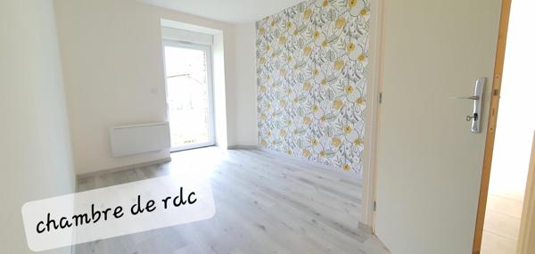 MAISON EN PIERRE RÉNOVÉE A NEUF , TERRAIN 1000 M2 , 4 CHAMBRES, LUMINEUSE.