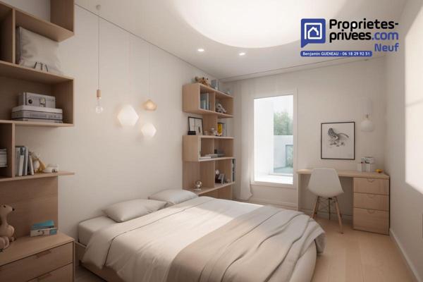 62 m2 - 2 chambres, terrasse et garage