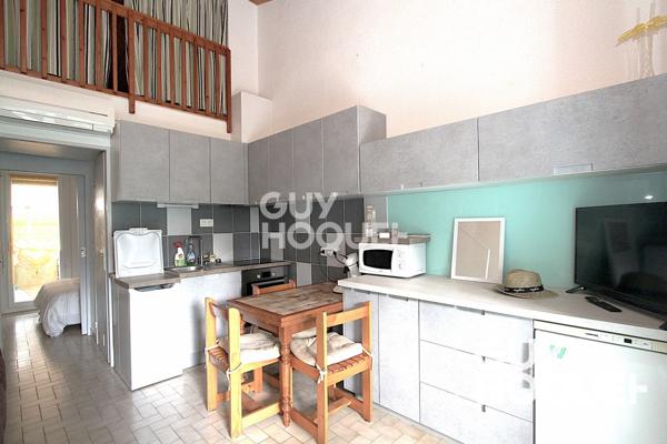 Maison T2 + mezzanine + parking privatif