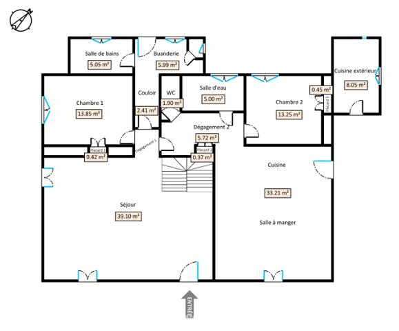 Maison de pays 189 m² à Assat 64510