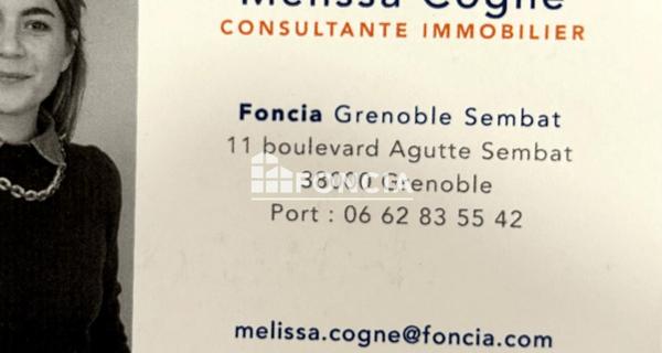 À vendre Appartement 2 pièces 41 m² - Grenoble 38000