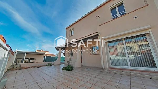 Maison 3 faces jardin, terrasse et piscine - Quartier Las planas Saint Cyprien