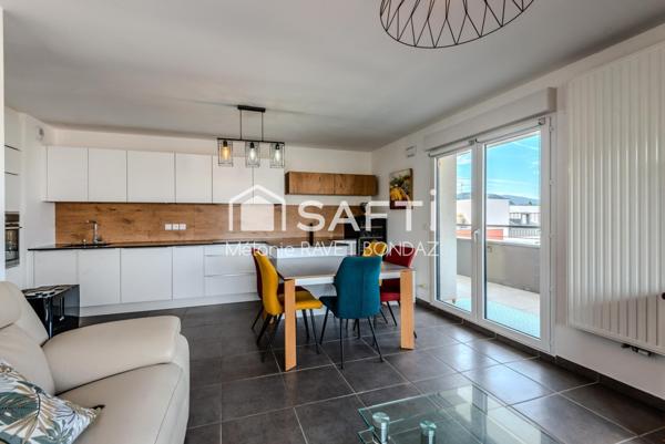 Appartement T3 – 67 m² – Grande terrasse – Garage – Thonon-les-Bains Ouest