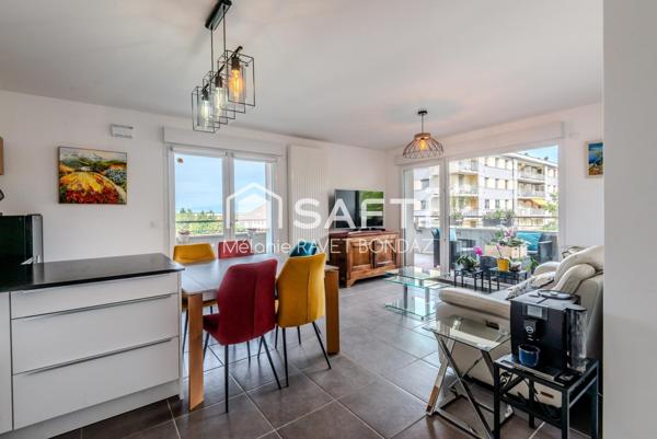 Appartement T3 – 67 m² – Grande terrasse – Garage – Thonon-les-Bains Ouest