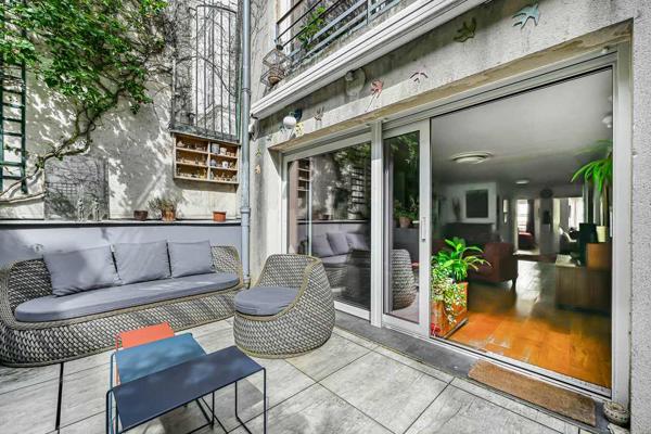 Paris (75018) appartement avec terrasse, jardin et parking à Montmartre