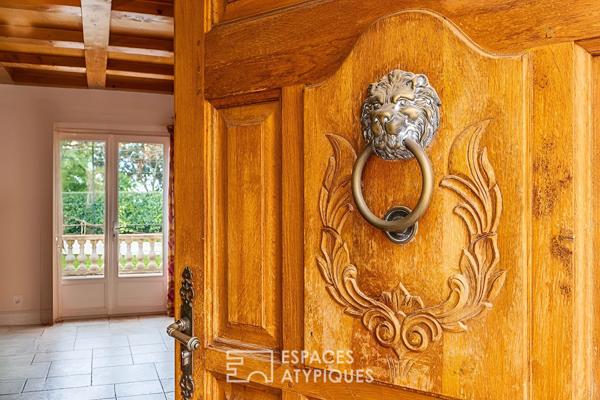 Maison de caractère avec piscine dans la nature