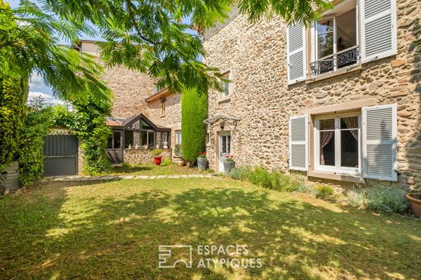 Maison en pierre de 280 m² avec jardin, vue Rhône -Condrieu