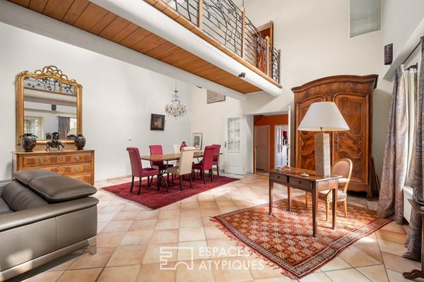 Maison en pierre de 280 m² avec jardin, vue Rhône -Condrieu