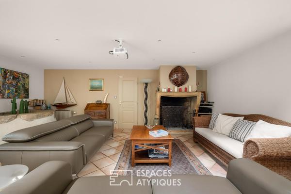 Maison en pierre de 280 m² avec jardin, vue Rhône -Condrieu