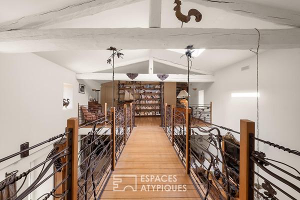 Maison en pierre de 280 m² avec jardin, vue Rhône -Condrieu