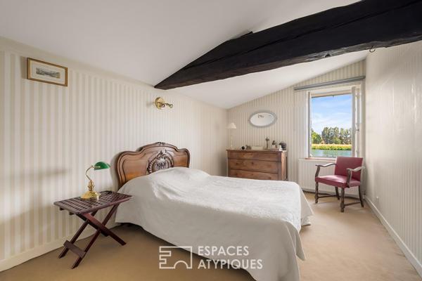 Maison en pierre de 280 m² avec jardin, vue Rhône -Condrieu