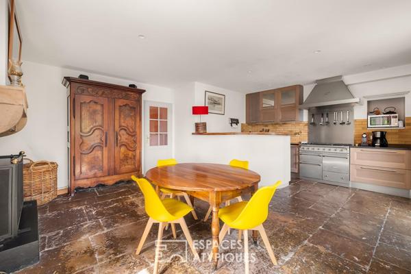 Maison en pierre de 280 m² avec jardin, vue Rhône -Condrieu