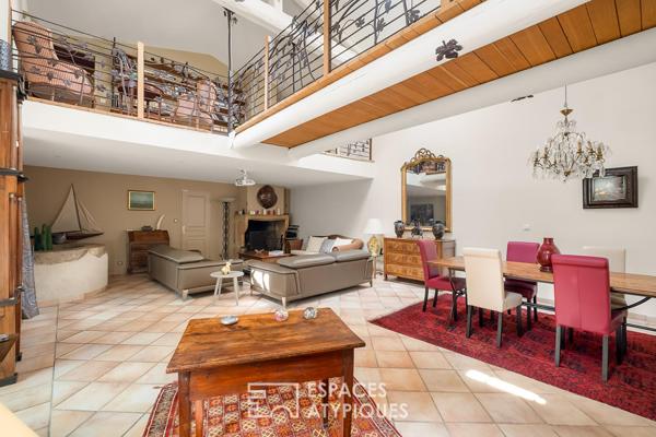 Maison en pierre de 280 m² avec jardin, vue Rhône -Condrieu