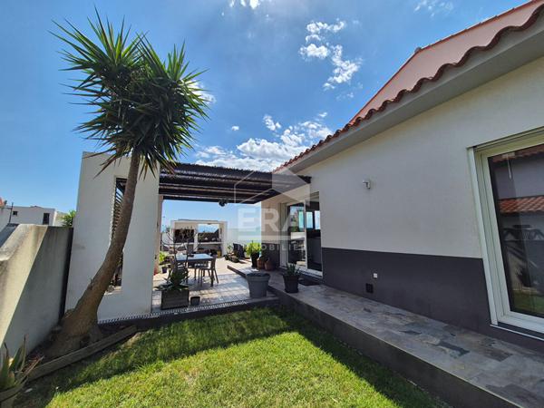 À vendre à Pollestres : Villa 3 faces - 3 chambres - Jardin - Piscine