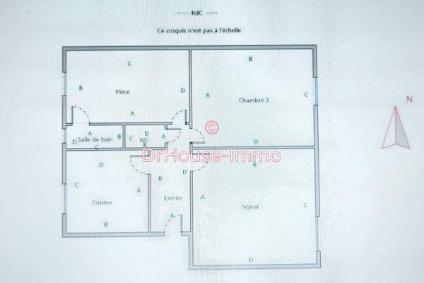 Appartement à louer 3 pièces de 45 m²