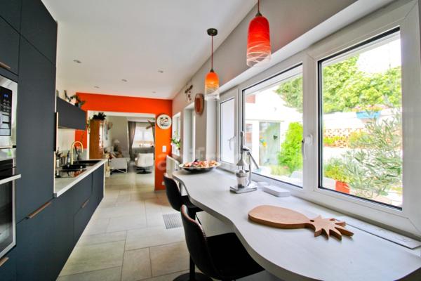 Maison à vendre 5 pièces WIMEREUX (62) - 102 m² - garage - 2 terrasses - cave - combles aménageables