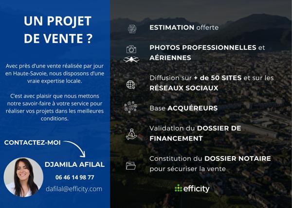 Appartement 1 pièce - 22 m² Exclusivité efficity