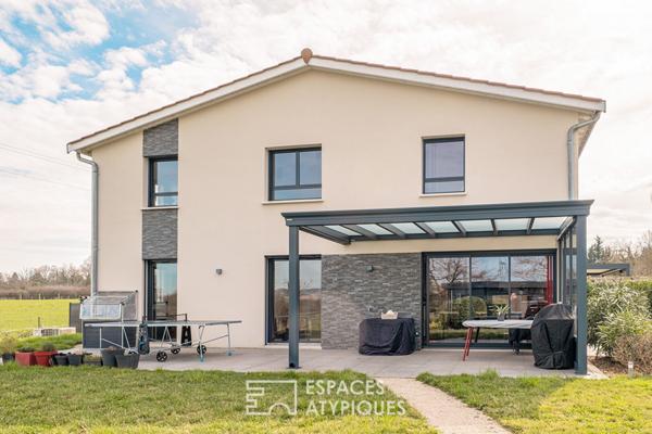 Maison contemporaine aux portes de Lyon