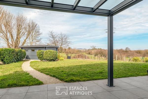 Maison contemporaine aux portes de Lyon