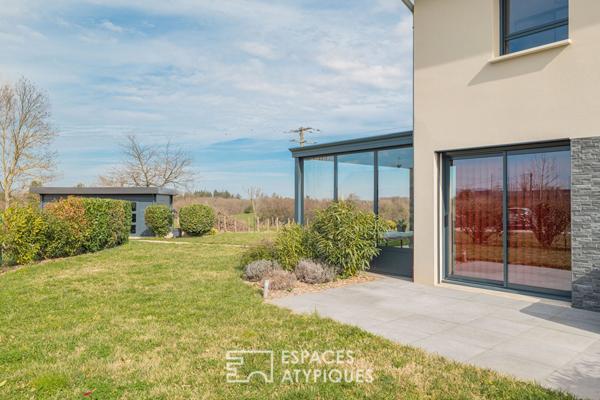 Maison contemporaine aux portes de Lyon