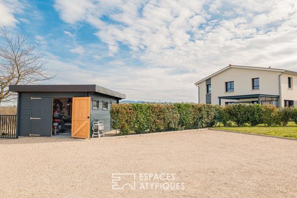 Maison contemporaine aux portes de Lyon