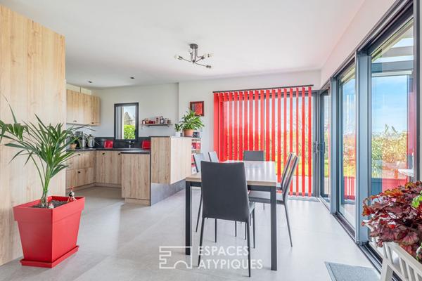 Maison contemporaine aux portes de Lyon