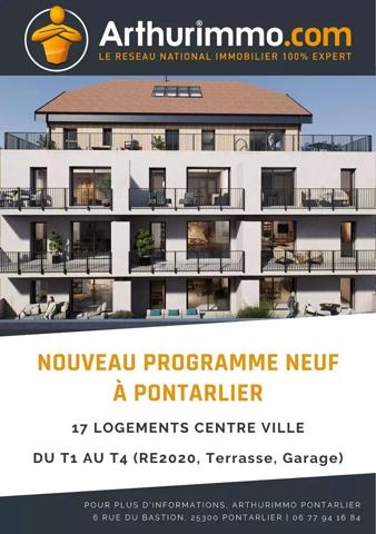 Vente Appartement 2 pièces 47 m2 à Pontarlier