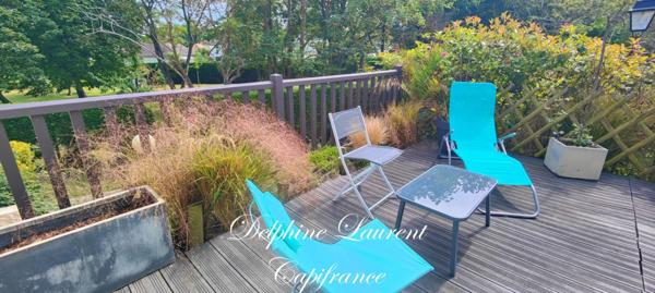 Très beau 2 pièces à vendre à Cabourg, proche plage en rez de jardin