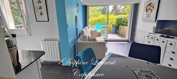 Très beau 2 pièces à vendre à Cabourg, proche plage en rez de jardin