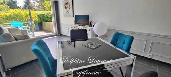 Très beau 2 pièces à vendre à Cabourg, proche plage en rez de jardin