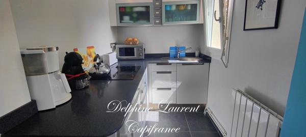 Très beau 2 pièces à vendre à Cabourg, proche plage en rez de jardin