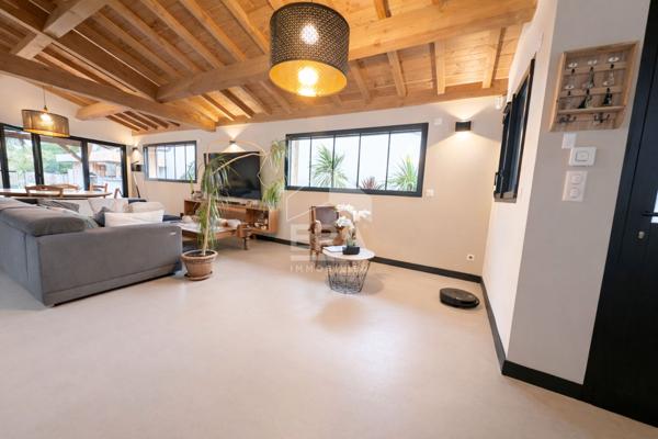 Belle maison d'architecte en ossature bois esprit Bassin