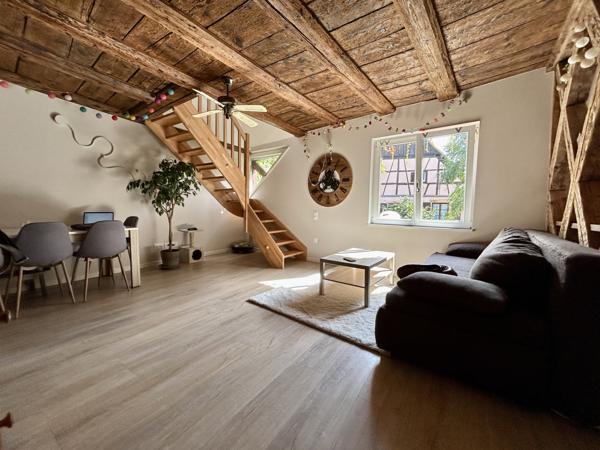 Turckheim (68230) Vignoble, appartement 3P, 64m2, dernier étage, Turckheim