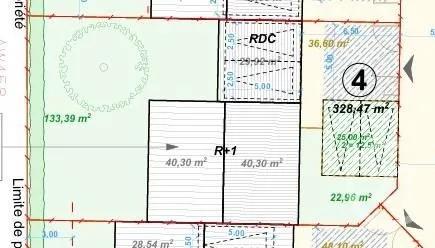 Terrain à vendre  328 m 2   BRIE COMTE ROBERT  - 77