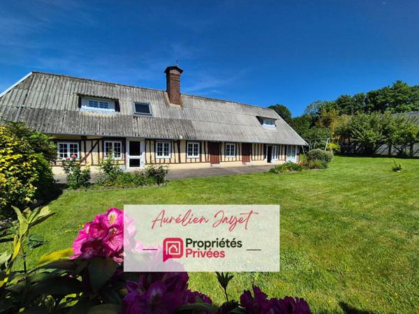 Beau potentiel -longère avec vie de plain pied - terrain de 2500m²
