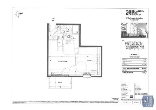 Appartement à louer 2 pièces 36.8m² Nancy (54000)