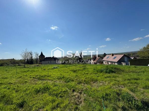 Terrain constructible à St Agnan avec vue panoramique