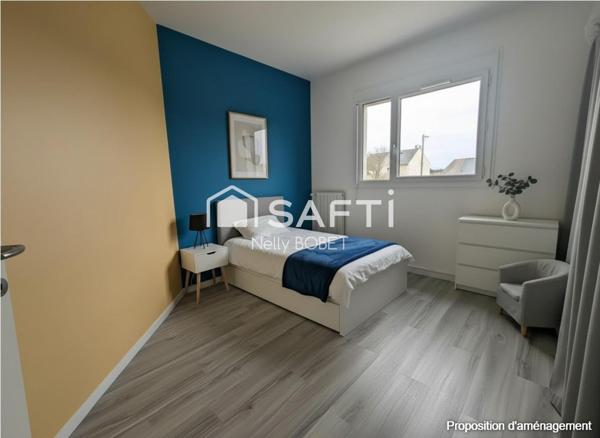 Spacieux appartement de 80 m² à Saint Herblain