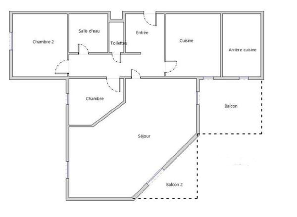 Spacieux appartement de 80 m² à Saint Herblain